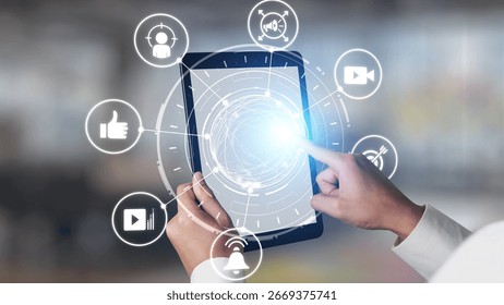 Content marketing interface with data dashboards, analytics charts, and content tools. Marketing success comes from content performance, content planning, and marketing optimization. Spire - Powered by Shutterstock - Get 15% off with code: PIKWIZARD15