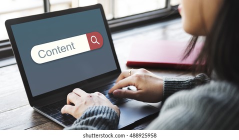 Content Search Engine Browser Find Looking Concept