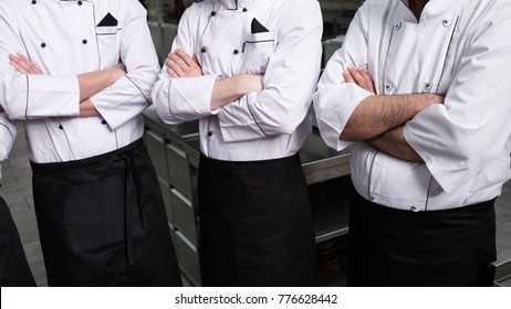 Contestants Of A Tv Cooking Talent Show Stand In A Row Ready To Show Their Skills In The Competition. Only One Can Be A Winner