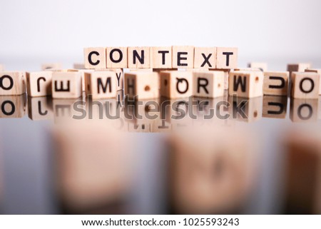 Context word cube on reflection