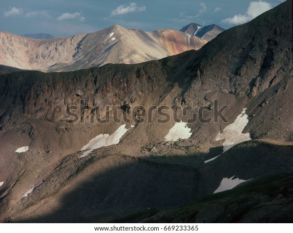 The Continental Divide from Peak 12812,  Sawatch\
Range, Colorado