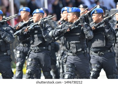 Contingent Royal Malaysia Police Pdrm Independence Stock Photo (Edit ...