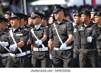 Contingent Royal Malaysia Police Pdrm Independence Stock Photo ...