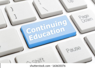 Continuing Education Key On Keyboard