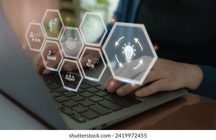 Continuous learning and development concept. Acquiring new knowledge, skills and abilities to enhance personal and professional growth. Embracing a growth mindset and investing in self improvement.