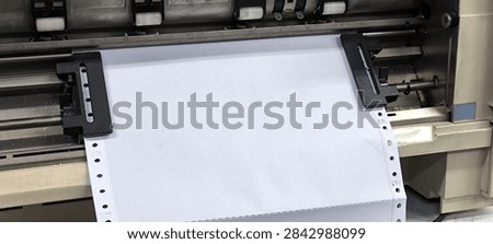 Continuous printers for document processing.