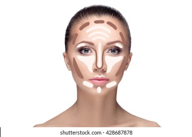 1,622 Contour highlight face shapes Images, Stock Photos & Vectors ...