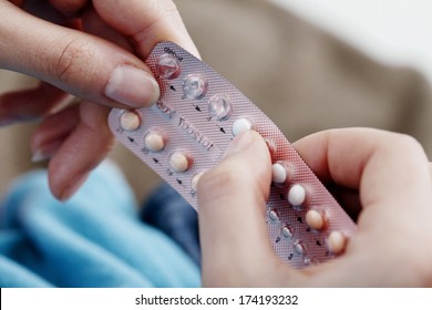 Contraceptive Pill - Shutterstock ID 174193232