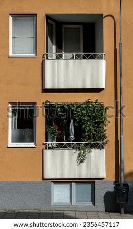 Similar – Image, Stock Photo UT I Only floating is more beautiful I Balcony