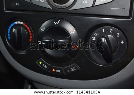 Control the air and direction in the car.