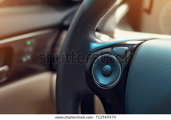 control panel blank button press on steering wheel\
for car driver