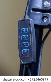 Control Panel Close Up On Off  Function Buttons
