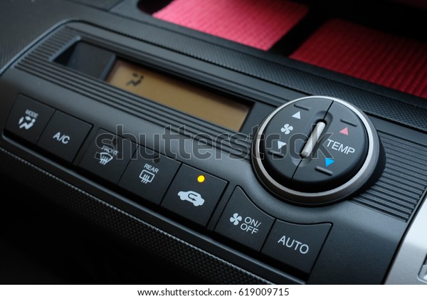 control panel  in a\
modern car, Interior