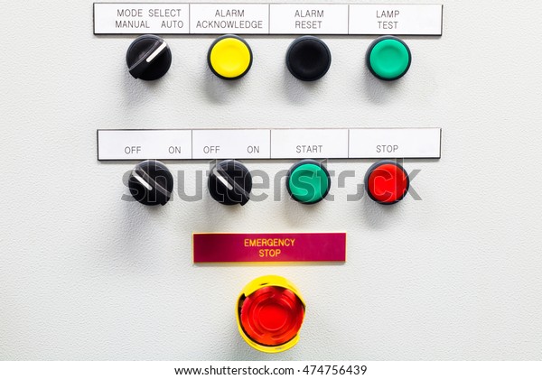 Switch 2 Push Button Selector Select Controls Red From Tascam Mixer Board M35 