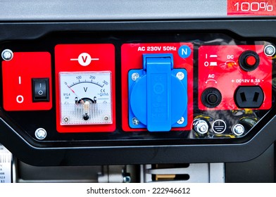 Control Panel Of Small Generator 