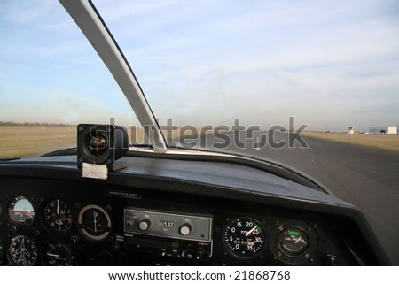 Similar – glider takeoff Cockpit