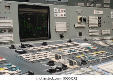 Control Room Nuclear Power Generation Plant Stock Photo 50604172 ...