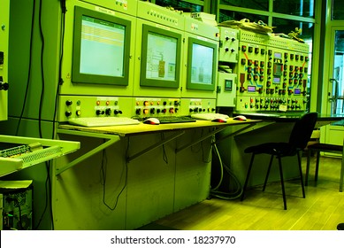 control room at a power plant