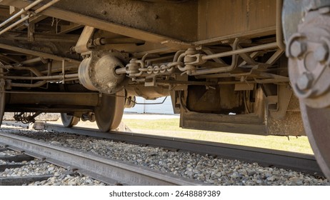 the control system under the chassis of a train
