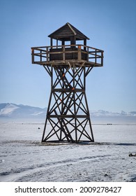 Control Tower At An Abandoned Airfield