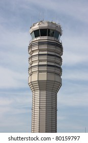 Control Tower At Ronald Reagan Washington National Airport, USA