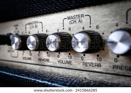 controller of a guitar amplifier