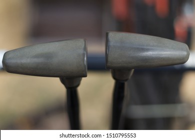Controls for a mini excavator
