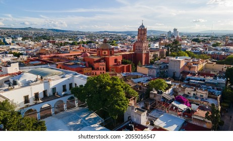 Convents In The Center Of The City Of Santiago De Querétaro, Querétaro. Mexico.