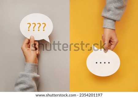 conversation between people with questions and answers