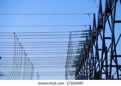 Converter Station, Special Type Of Transformer Substation In Electric System Grid, Converting High-voltage Direct Current (HVDC) Into Alternating Current (AC), A Process Called Rectification.  