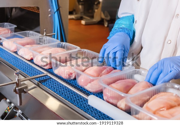 1,104 Packaged Meat Conveyor Images, Stock Photos & Vectors | Shutterstock