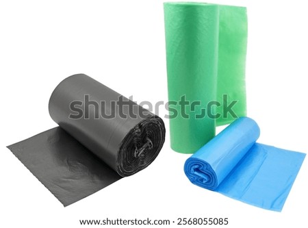 convolute in a roll packages for garbage