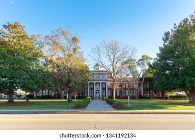 Conway, South Carolina - December 16, 2018: The Old Horry County Courthouse.