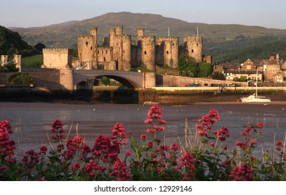 Conwy Town And Castle On The North Wales Coast