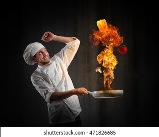 Cook Chef With Problem In Kitchen