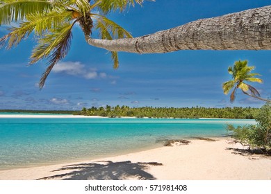 Cook Islands In The South Pacific. Aitutaki, 