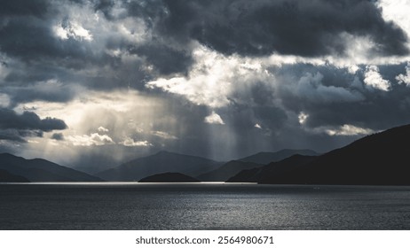 Cook strait new zealand gorgeous scenery water ocean dramatic sky fiords sounds paradise views calm