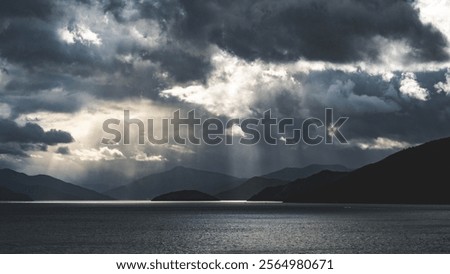 Cook strait new zealand gorgeous scenery water ocean dramatic sky fiords sounds paradise views calm