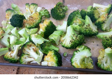 Cooked Brocoli As Green Vegan Food