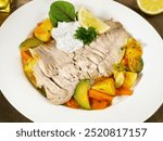 Cooked Carp Fillet - Plate