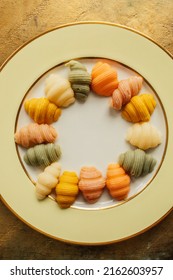 Cooked Colorful Sea Conch Shells 