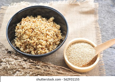 Cooked Quinoa In A Bowl.