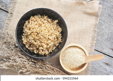 Cooked Quinoa In A Bowl.