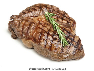 Cooked Rib-eye Steak