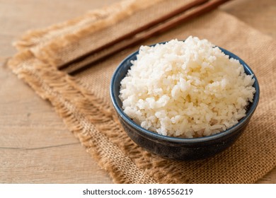 Cooked Thai Jasmine White Rice Bowl