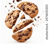 Cookie Catastrophe: Shattered Chocolate Chip Delights"