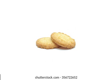 Cookie Chocolate Chip And Sugar Cookie Isolated On White Background