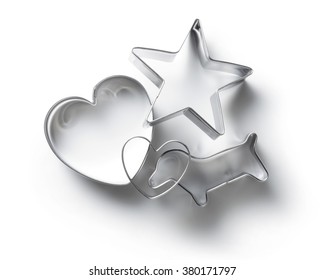 Cookie Cutter Isolated On White Background.