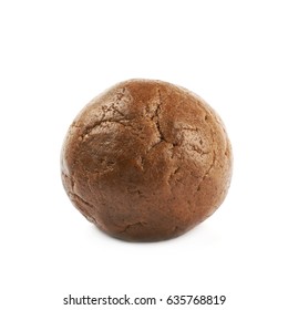 Cookie Dough Ball Isolated Over The White Background