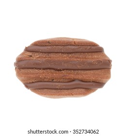 cookie on white background